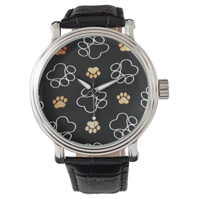 Paw print   watch (Front)