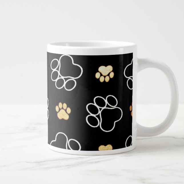 Paw printed coffee mug (Right)