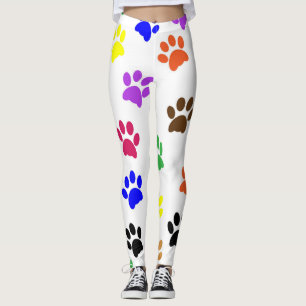 Paw Prints All Over Leggings