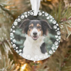 Paw Prints and Hearts Frame Custom Pet Photo