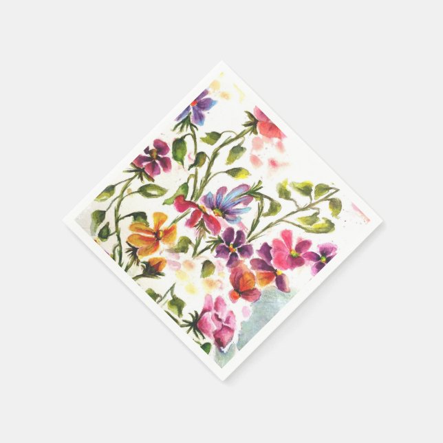 PAW PRINTS ANGEL PAPER NAPKINS (Corner)