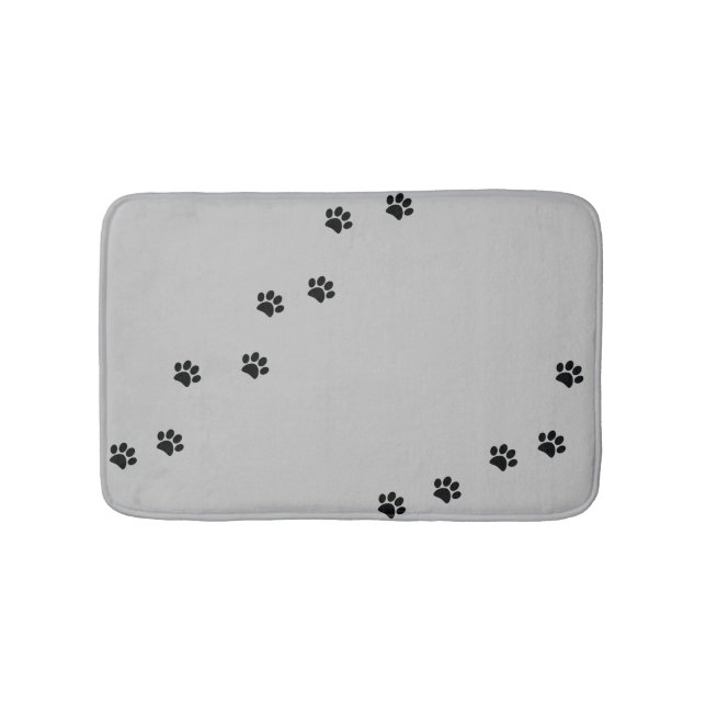 Paw Prints Bath Mat (Front)