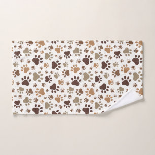 Paw Prints Bath Towel Set