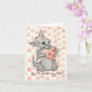 Paw Prints Card
