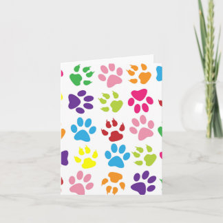 Paw Prints Card