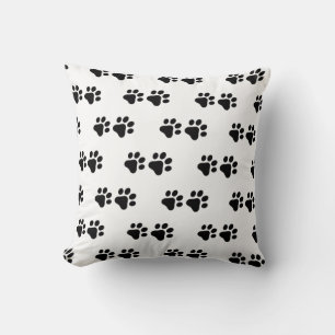 Paw Prints, cat prints, dog prints Cushion
