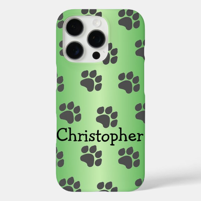 Paw Prints Design Case-Mate iPhone Case (Back)