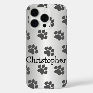 Paw Prints Design iPhone 16 Pro Case