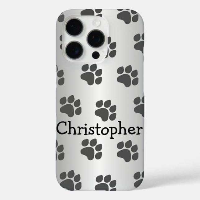 Paw Prints Design Case-Mate iPhone Case (Back)