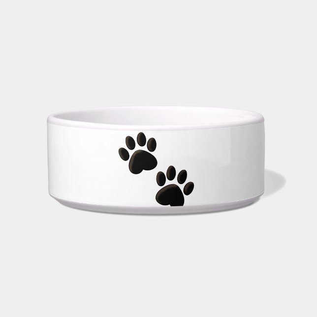 Paw Prints Dog Bowl (Front)