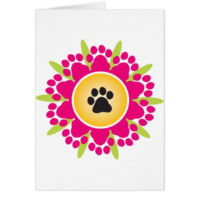 Paw Prints Flower (Front)