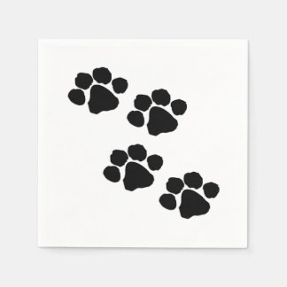 Paw Prints For Animal Lovers Napkin