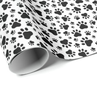 Paw Prints Gift Wrapping Paper
