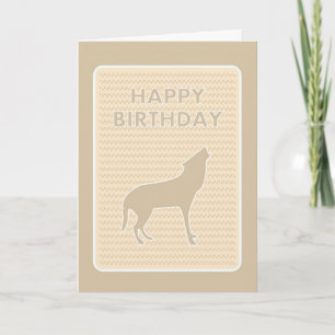 Paw Prints Happy Birthday Card