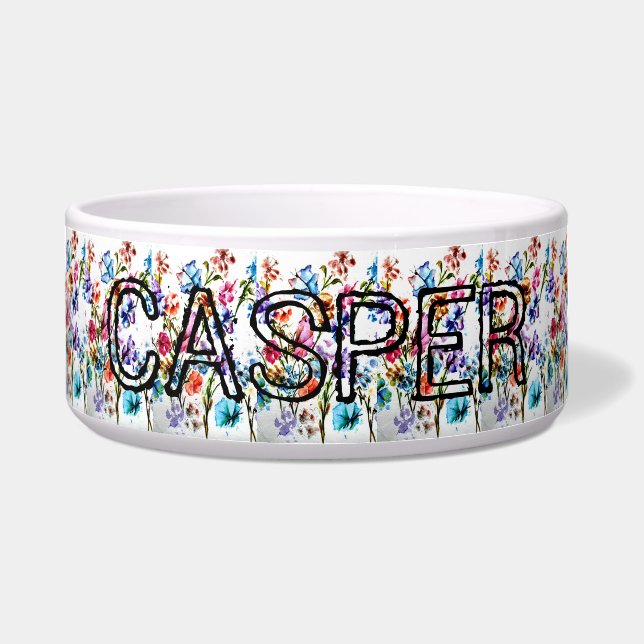 PAW PRINTS | LARGE PET BOWL (Front)