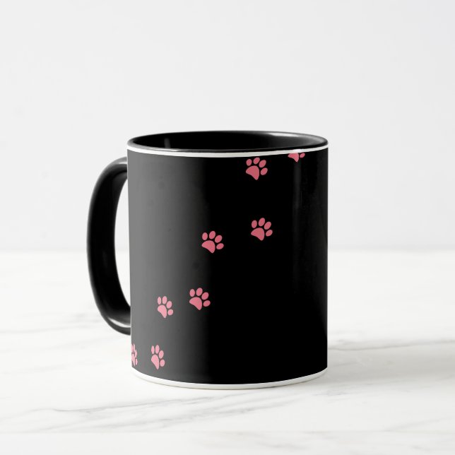 Paw Prints Mug (Front Left)