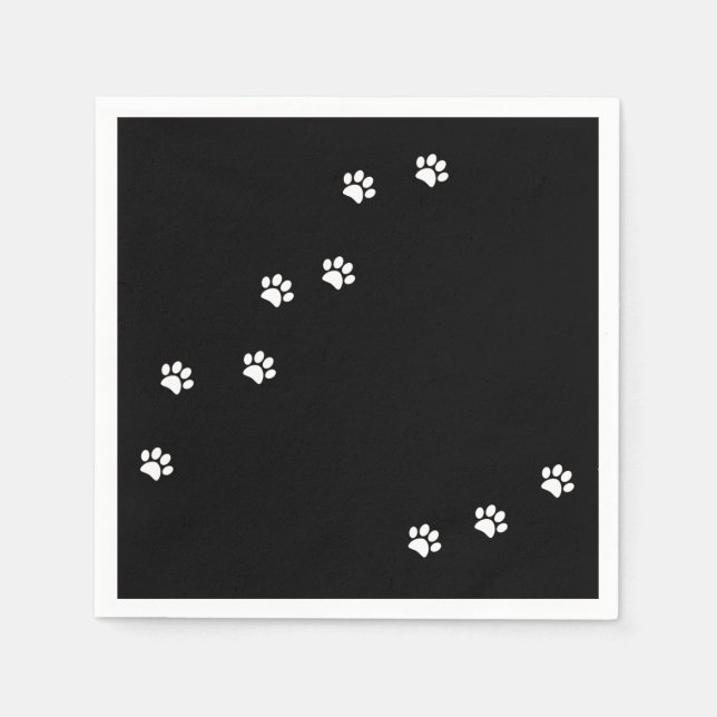 Paw Prints Napkins (Front)