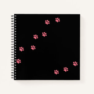 Paw Prints Notebook