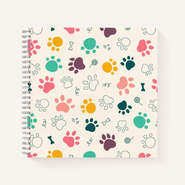Paw Prints Notebook (Front)