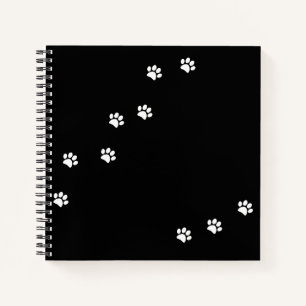 Paw Prints Notebook
