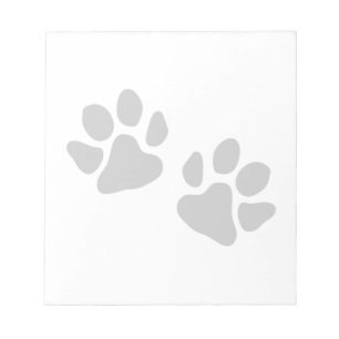 Paw Prints Notepad