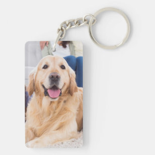 Paw Prints on our Hearts Dog Pet Memorial Key Ring