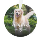 Paw Prints On Our Hearts Pet Photo Memorial