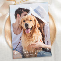 Paw Prints Personalised Pet Photo Dog Wedding