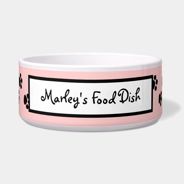 Paw Prints Pet Bowl (Front)