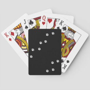 Paw Prints Playing Cards