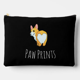 'Paw Prints & Pretty Things' Charming Pet Lovers  Accessory Pouch