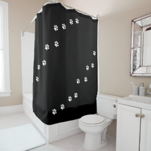 Paw Prints Shower Curtain