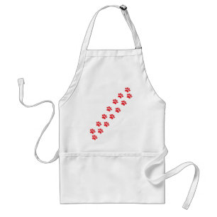 Paw Prints Standard Apron