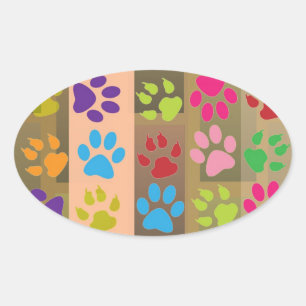 Paw Prints Sticker