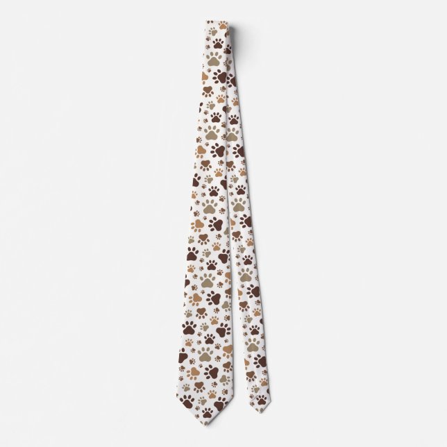 Paw Prints Tie (Front)