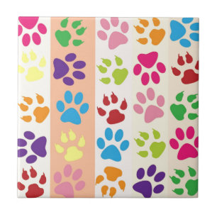Paw Prints Tile