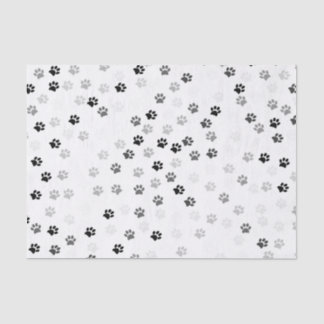 Paw Prints Tissue Paper for Dog Lovers