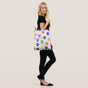 Paw Prints Tote Bag
