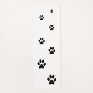 Paw Prints Yoga Mat