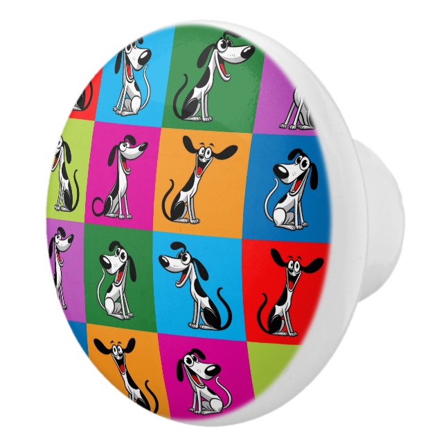 Paw-sitive Twist Ceramic Knob (Right)