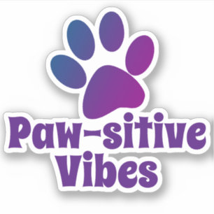 Paw-sitive Vibes Animal Paw Print