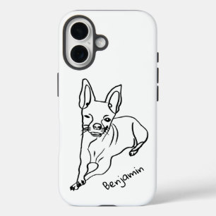 Paw-sitively Adorable Chihuahua: Edit Your Text! iPhone 16 Case