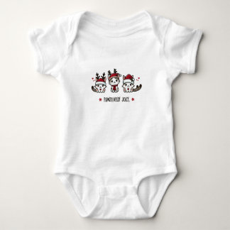 Paw-sitively Jolly – Cute Festive Christmas Baby Bodysuit
