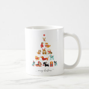 Paw-some Christmas Tree - A Tail-Wagging Holiday Coffee Mug