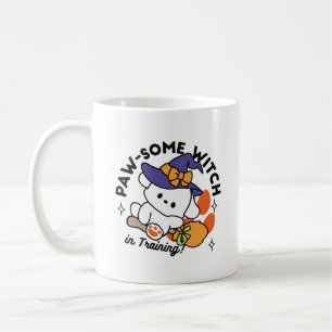 Paw-some Witch in Training – Cute Halloween Dog  Coffee Mug