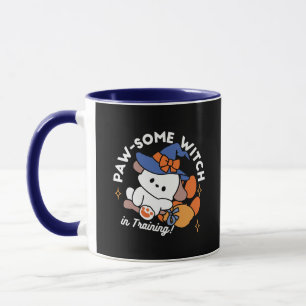Paw-some Witch in Training – Cute Halloween Dog Mug