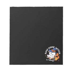 Paw-some Witch in Training – Cute Halloween Dog  Notepad
