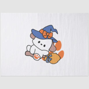 Paw-some Witch in Training – Cute Halloween Dog  Tissue Paper