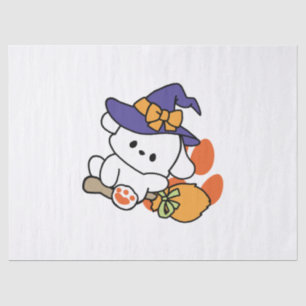Paw-some Witch in Training – Cute Halloween Dog  Tissue Paper