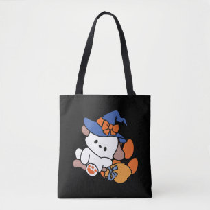 Paw-some Witch in Training – Cute Halloween Dog  Tote Bag